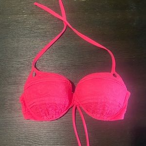 NWOT VS hot pink bikini top